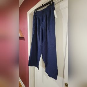 Linen Blend Boat Pants
